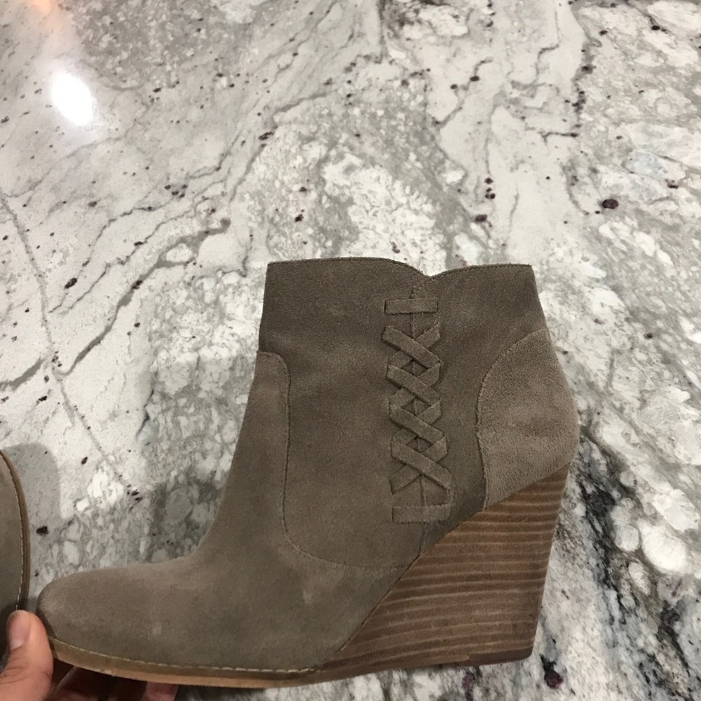 Wedge booties